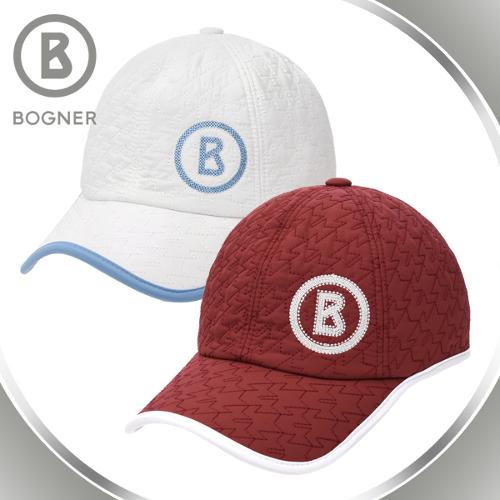 골프쇼핑은 골핑에서 | 보그너 BOGNER 여성 메이플패턴 퀄팅 골프모자 - BN-01-183-214-09