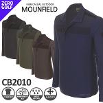 [MOUNFIELD] 마운필드 하프집업 배색 카라 셔츠 Model No_CB2010