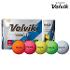 볼빅 정품 VIVID XT 무반사 골프공 4피스 12알 (화이트/레인보우)