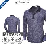 [MASTE RBEAR] 마스터베어 스페셜패턴 하프집업 긴팔셔츠 Model No_M1-7B149