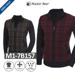 [MASTER BEAR] 마스터베어 투톤 패턴 배색 니트 Model No_M1-7B157