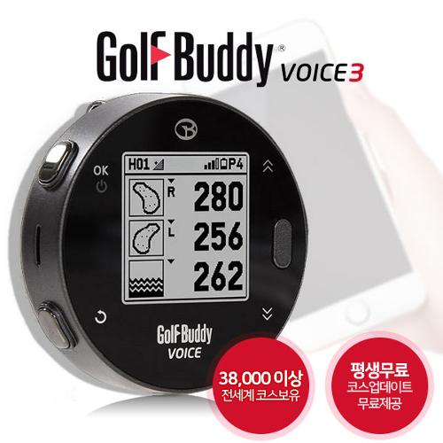 [블랙골프데이] 골프버디 보이스3 GPS 골프거리측정기(음성/밴드/오토슬로프)