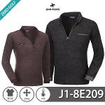 [JEAN PIERRE]쟌피엘 애리체크 기모 티셔츠 Model No_J1-8E209