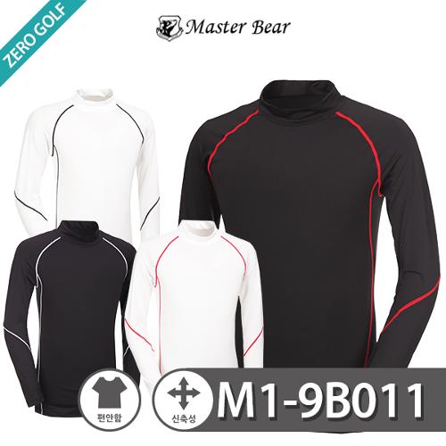 [MASTER BEAR] 마스터베어 스판 하프넥 긴팔티셔츠 Model No_M1-9B011