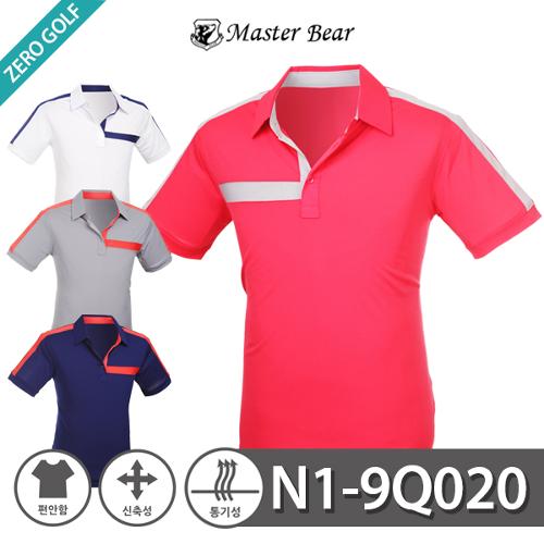 [MASTER BEAR] 마스터베어 라인 배색 카라 반팔티셔츠 Model No_N1-9Q020