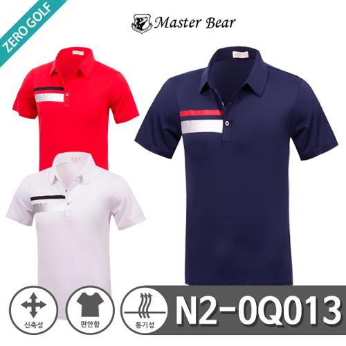 [MASTER BEAR] 마스터베어 포인트 이선 스판 반팔티셔츠 Model No_N2-0Q013