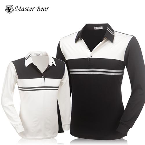 [MASTER BEAR] 마스터베어 남성 이선라인 기능성 기모 카라티셔츠 Model No_N2-0Q014