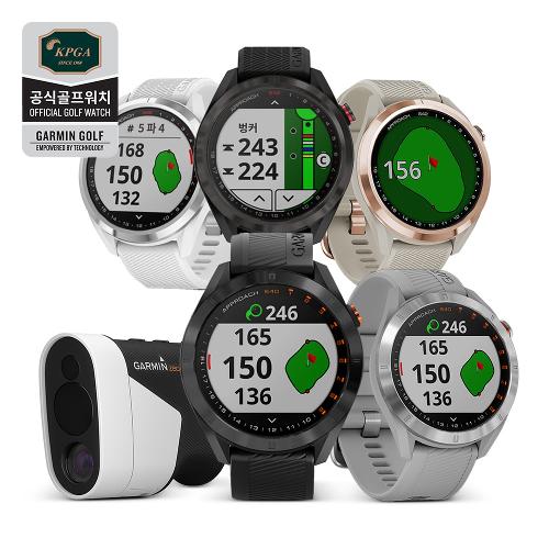 [오늘만이가격][가민코리아정품] 어프로치 S40 골프GPS 스마트워치 거리측정기