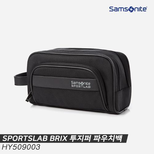 [쌤소나이트정품]2021 쌤소나이트 SPORTSLAB BRIX 투지퍼 파우치백[블랙][남여공용]