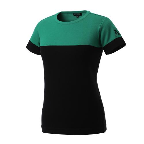 애플라인드 여성 컬러블록 니트 티셔츠 AERWTS13/GN