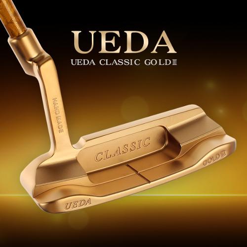 UEDA 우에다 CLASSIC GOLD lll 클래식 골드3 CNC밀링 퍼터+선물용하드케이스