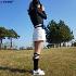 삼선 니삭스 여성 골프 무릎아래 양말 스타킹 아이템 악세사리 필드준비물