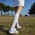 골프 여성 양말 무지니삭스 무릎아래 반 양말 스타킹 악세사리 아이템 머리올리기