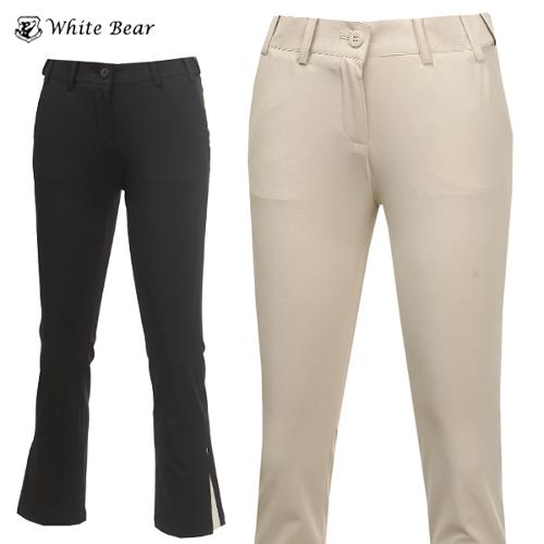[WHITE BEAR] 화이트베어 여성 부츠컷 트임 골프팬츠 Model No_M2-2B007