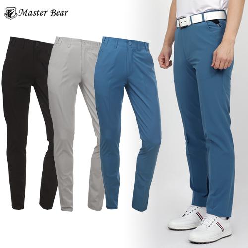 [MASTER BEAR] 마스터베어 스트라이프 포인트 기능성 밴딩 골프팬츠 Model No_M2-2B008