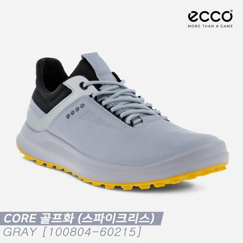 [에코코리아정품]2021 에코 코어(CORE) 스파이크리스 골프화[100804-60215][그레이][남성용][야크가죽]
