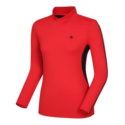 [레노마골프]여성 등판 배색 넥변형 하이넥 티셔츠 RWTHK5103-500