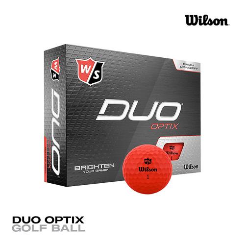 [윌슨정품] Wilson Staff DUO Optix 듀오 옵틱스 골프공 2피스