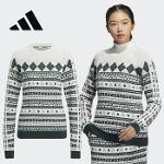[아디다스골프] HG5795 여성 그래픽 긴팔 스웨터 풀오버