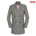 JDX 여성 오버핏 체크 쟈켓 X2SSWKW61BR