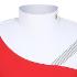 [레노마골프]여성 컬러 블럭 하이넥 반팔 티셔츠 RWTHJ6122-500