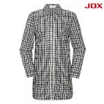 JDX 여성 체크 패턴 원피스형 셔츠 X2SSWSW54KH
