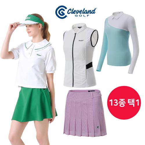 균일 [클리브랜드골프] 여성 골프 조끼 티셔츠 큐롯 팬츠 13종 택1/골프웨어_CG2303201