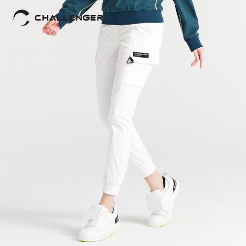 [챌린저] 나일론스판 더블스티치 아웃포켓 여성 골프조거팬츠/골프바지 화이트_CHC1WPT0714WH