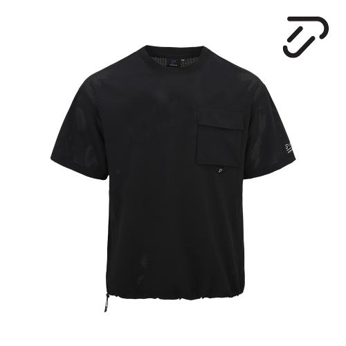 [23S/S시즌오프][무료배송] 이안폴터디자인 남성 포켓포인트 티셔츠 - IPM3MTS811 BK