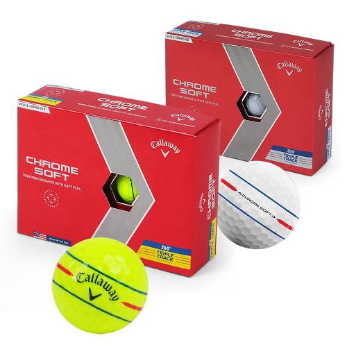 크롬소프트 360 트리플트랙 골프볼(한정판)/캘러웨이