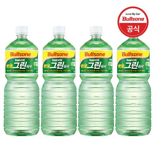 불스원 레인OK 에탄올 그린워셔 1.8L X 4개