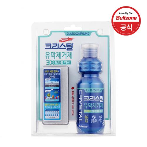 불스원 크리스탈 유막제거제 트리플액션 140ml