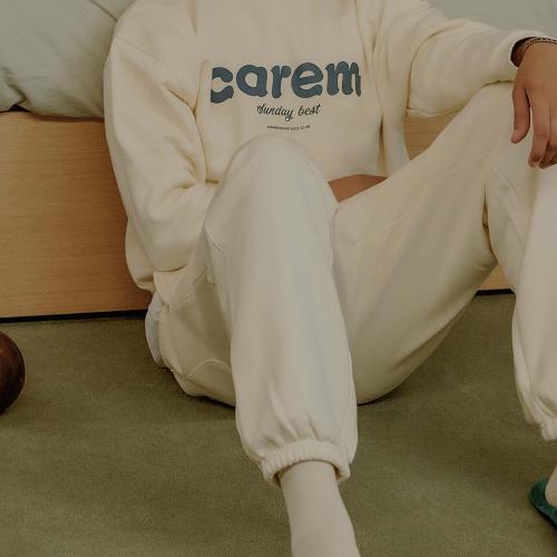 카렘 MAN BASIC CLUBHOUSE JOGGER PANT - CREAM
