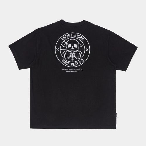 제이미웨스트 드와이트 서클 라인 티셔츠 (블랙)