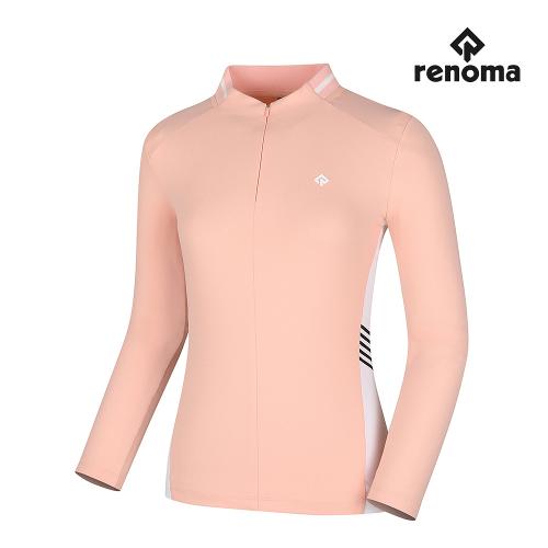[레노마골프]여성 넥변형 반집업 긴팔 티셔츠 RWTYJ7110-307