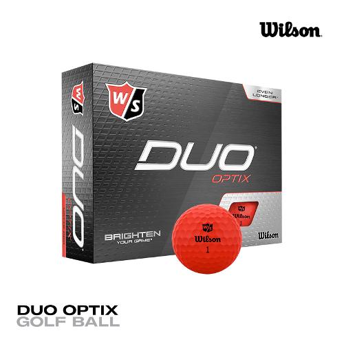 [10더즌 세트패키지+1만 마일리지][윌슨정품] Wilson Staff DUO Optix 듀오 옵틱스 골프공 2피스