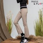 홀릭앤플레이 여성 스판 에센셜 골프바지 HC3WPT001BG