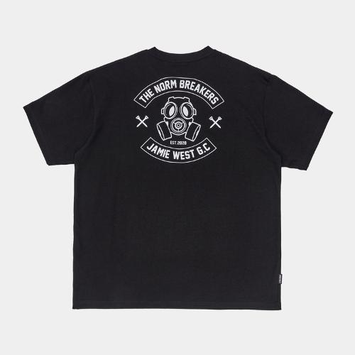 제이미웨스트 스캇 프린트 티셔츠 (블랙)