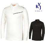 [김영주골프] 남성 겨울 터치기모 스판 스윙 골프 티셔츠 KNWMTS60
