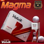 볼빅 2024 MAGMA 뉴 마그마 포커스 장타 골프공(1더즌12알)(화이트)