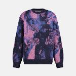 [썬러브] Faded Knit Sweater Purple