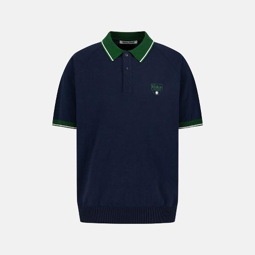 [썬러브] Club House Knit Polo Dark Navy