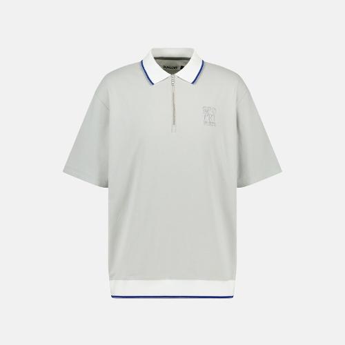 [썬러브] Zip Polo Stone