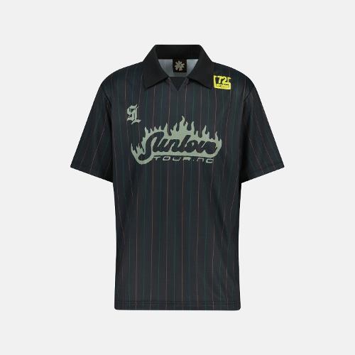 [썬러브] Logos Golf Jersey Black