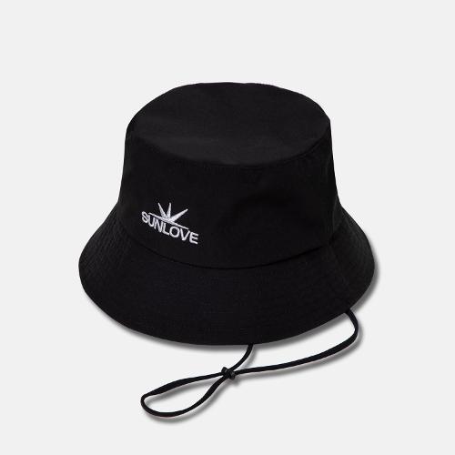 [썬러브] Sports Bucket Hat Black