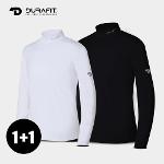 [1+1 2장세트!!]듀라핏 플렉서블 웜업 기모 목넥 남성 골프 이너웨어(티셔츠 겸용) LT03
