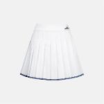 [썬러브] Easy Pleats Skirt White