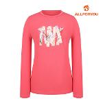 [올포유] 여성 원포인트 티셔츠 ALQTM1111-403