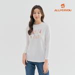 [올포유] [모델착장] 여성 원포인트 티셔츠 ALQTM1111-102