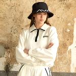 [어베이브] 골프 테니스 여성 돌핀 셋업 티셔츠 화이트